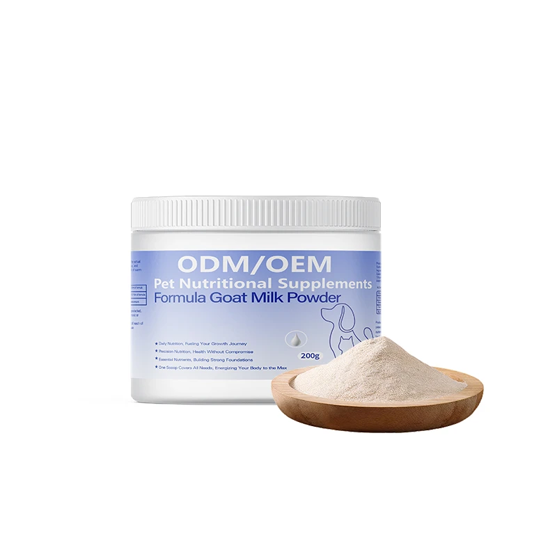 Pet Goat Milk Powder | Easy-Digest Nutritional Supplement with Probiotics for Dogs & Cats